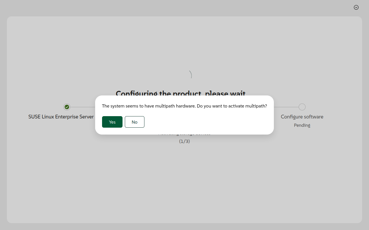 Multipath detection at the web interface