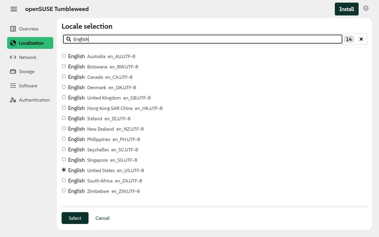 Filtering the list of languages by country